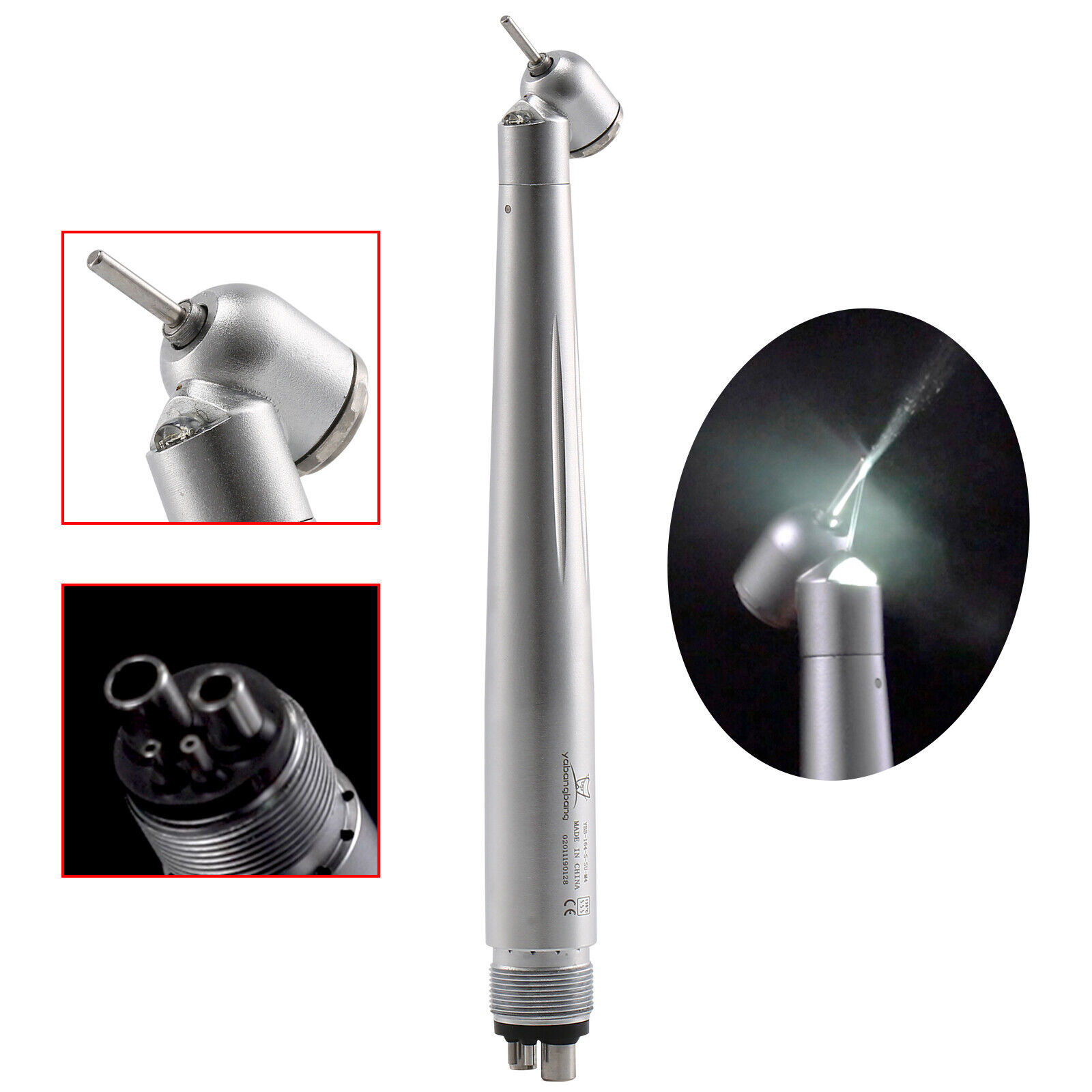1-10 NSK Style Turbina Dental (LED) 45 Degree Surgical High Speed Handpiece Push