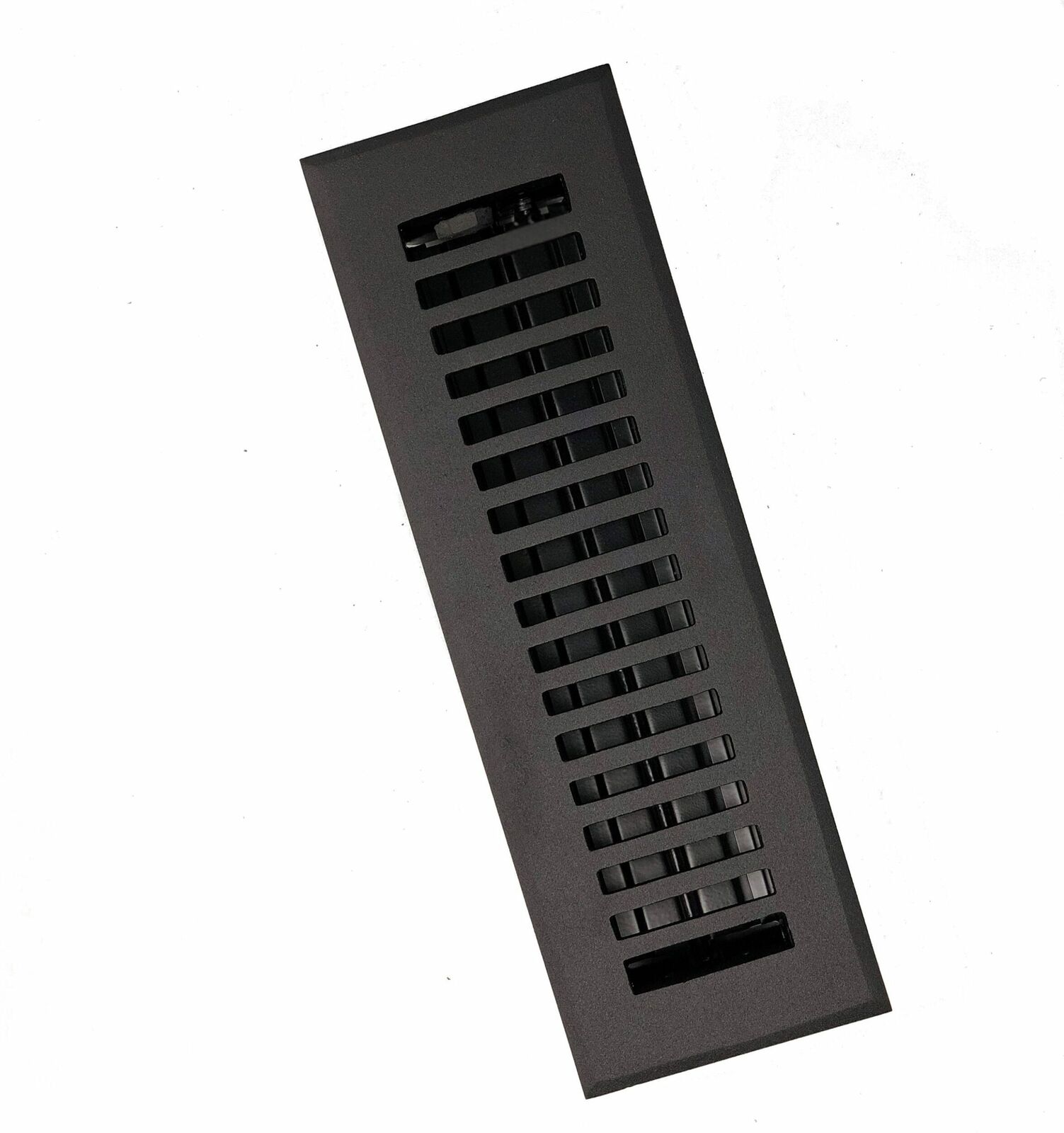 Madelyn Carter Black Contemporary Floor - Wall Vent Covers (Cast Aluminum)