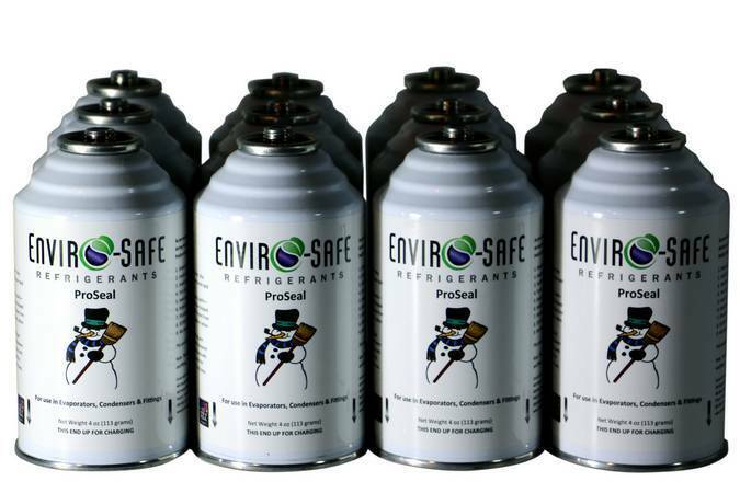 Envirosafe ProSeal for R12, R134a Auto & Other Mobile Application Case/12 Cans 