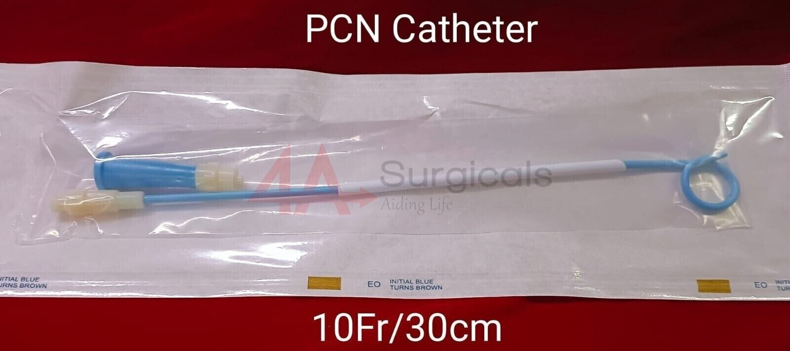 4A PIGTAIL  PCN 10Fr 30Cm (set of 10) Sterilised UROLOGY