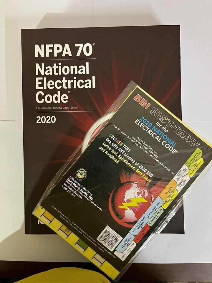 USA STOCK NFPA 70 NEC National Electrical Code 2020 Paperback + BBI Fast-Tabs