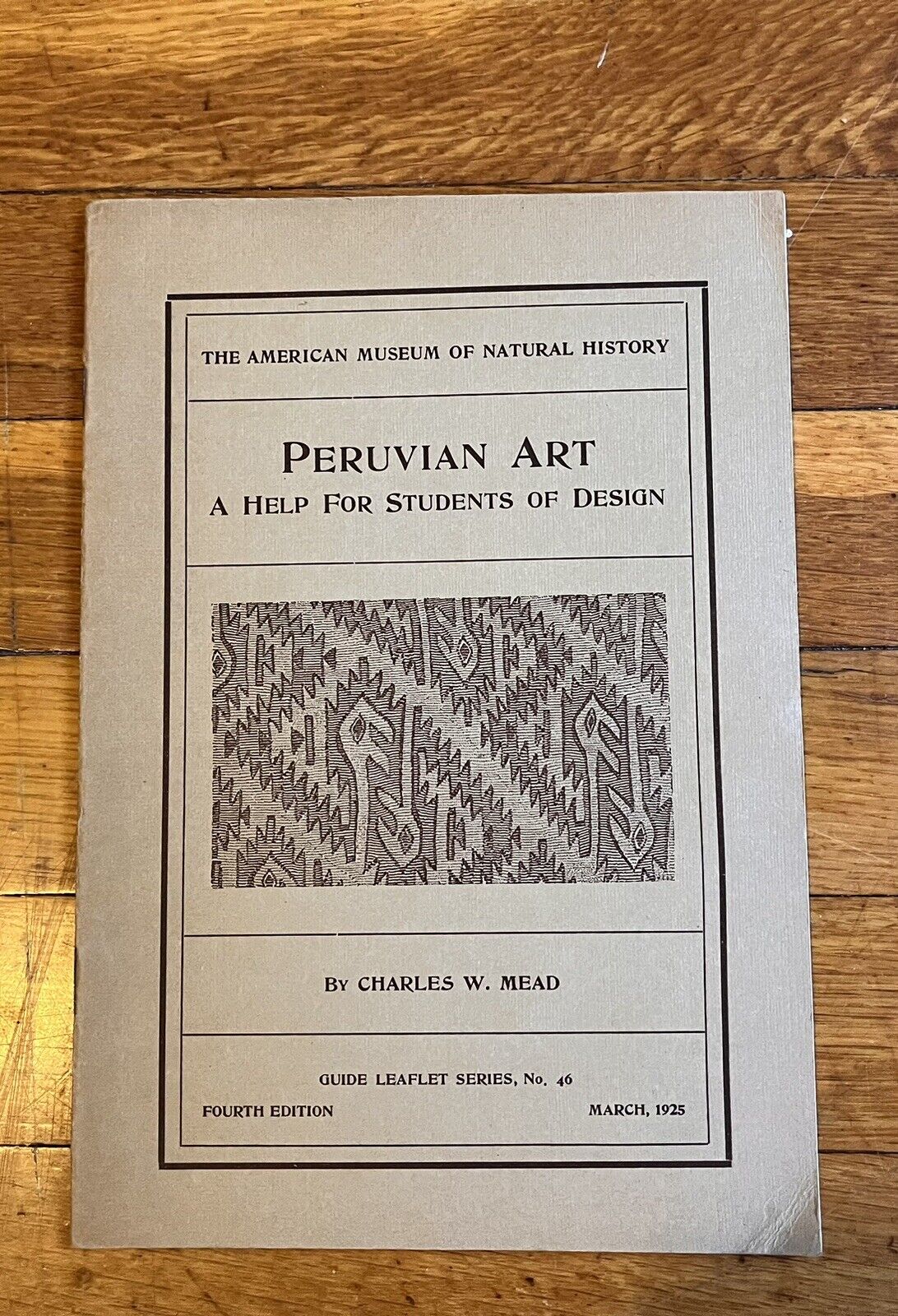 Peruvian Art A Help For Students Of Design Museum Of Natural History 1925