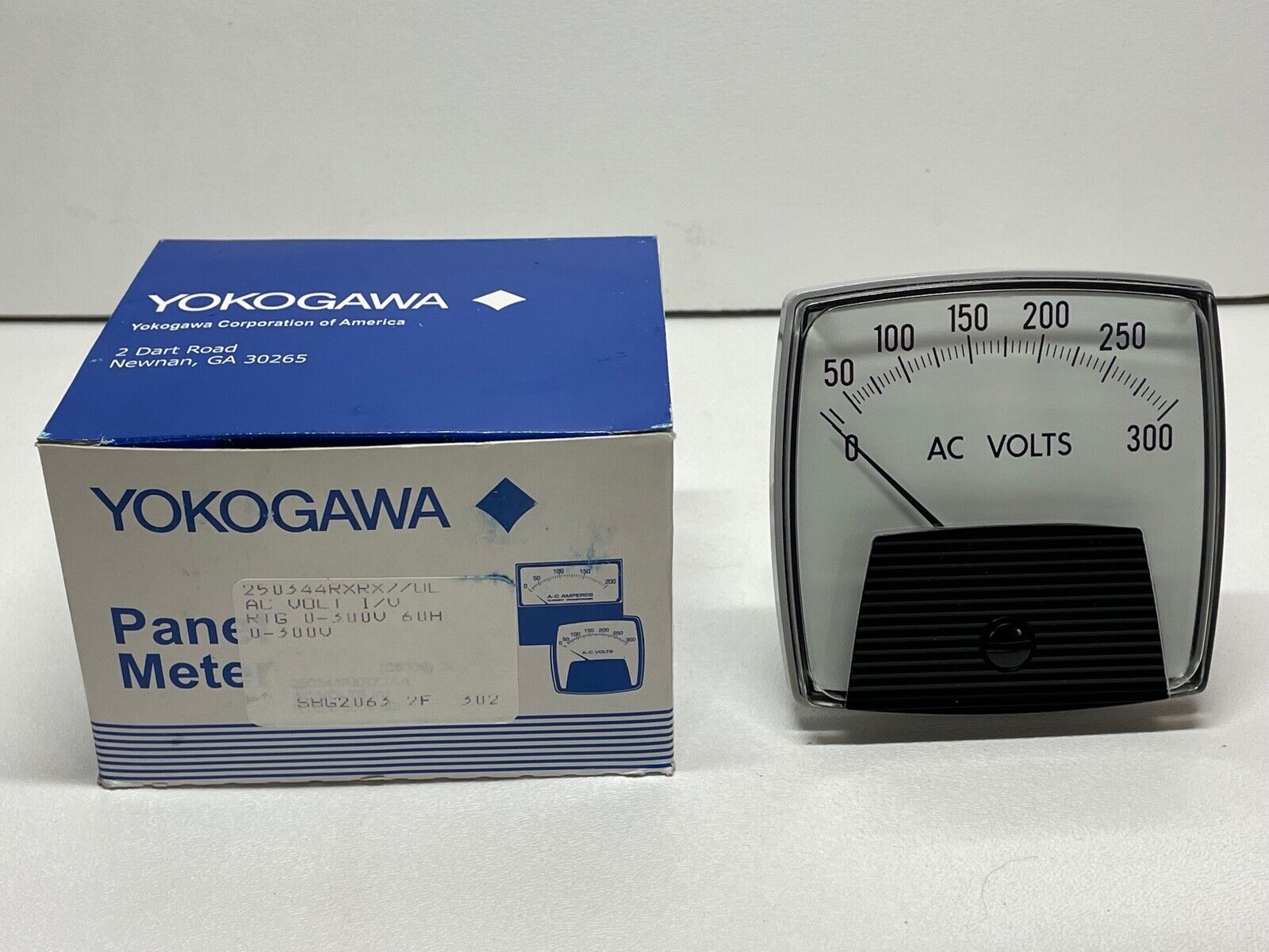 Lot of 2 Yokogawa 250344RXRX7/UL Panel Meter 0-300VAC