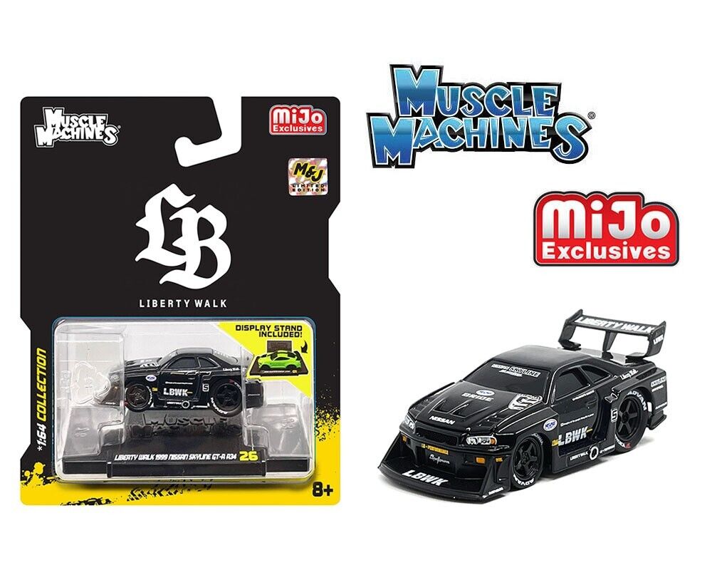 Muscle Machines 2024 Liberty Walk Muscle Machine Exclusive Pre Order Black