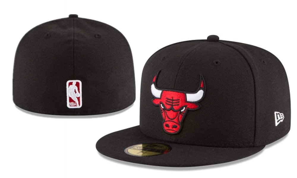 Unisex New Era Chicago Bulls Fitted Hat Basketball cap Mens