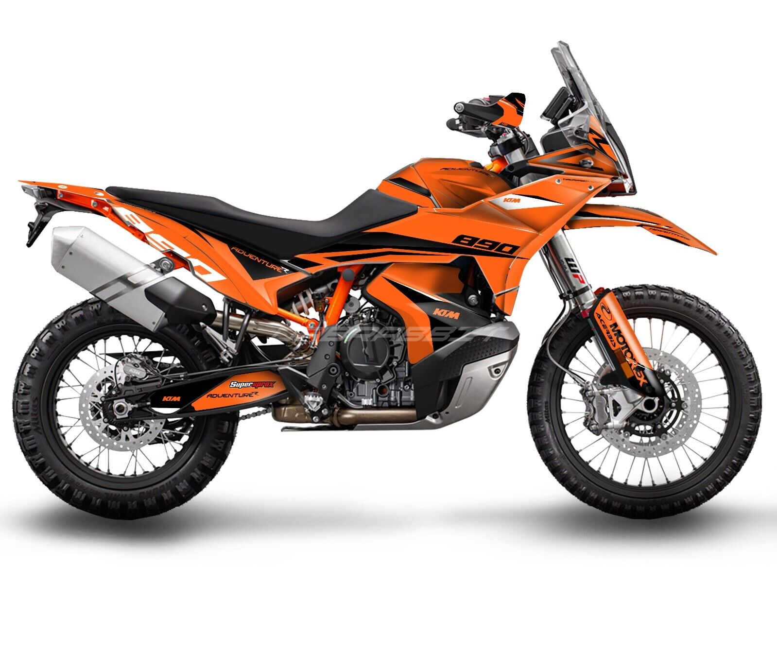 NEW Graphic kit for 2023 ktm 890 790 Adventure Decal Sticker Kit (RR4-O)