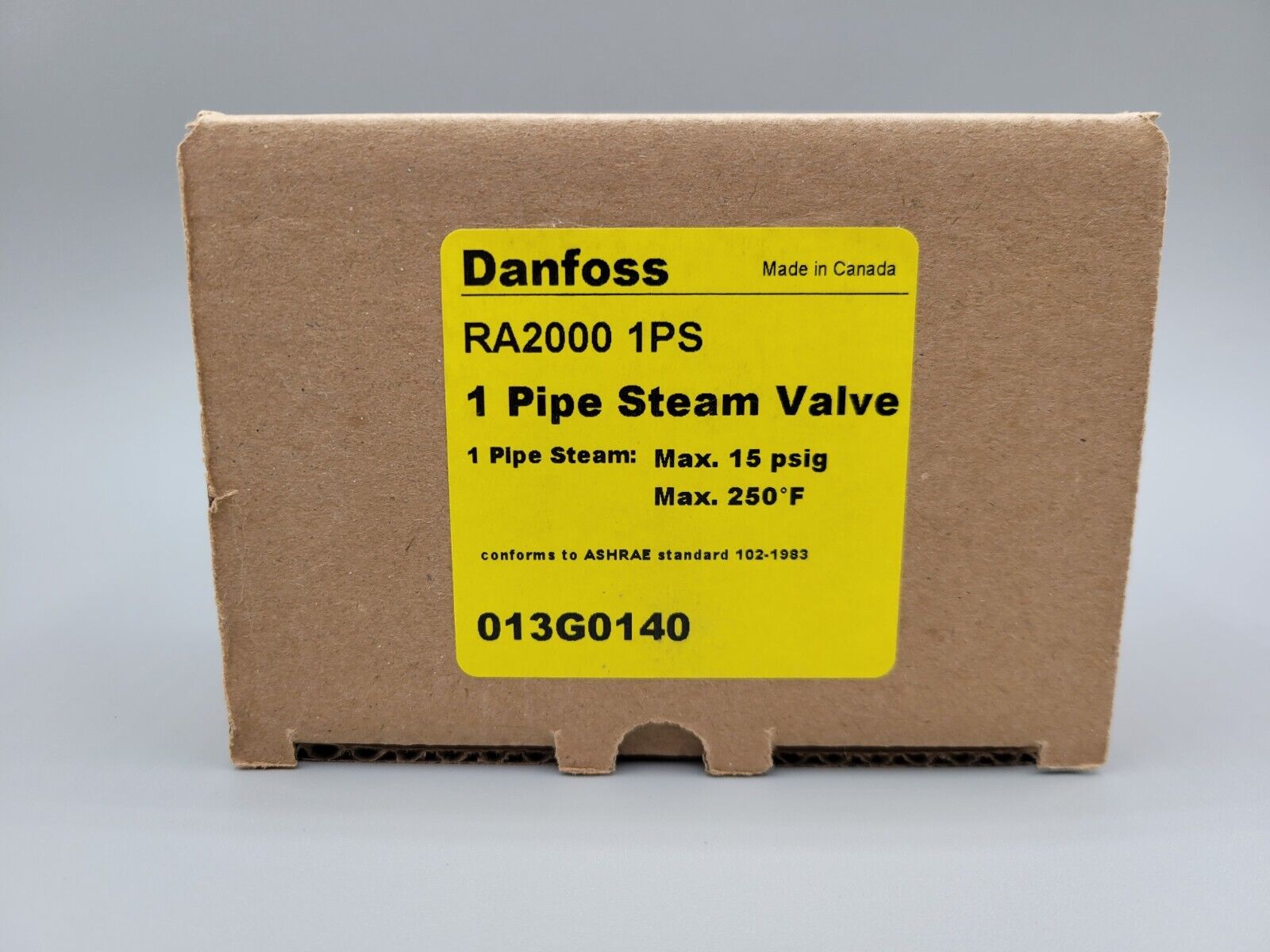 New Danfoss RA2000 1PS 013G0140 Thermostatic Rad/Vac Breaker Pipe Steam Valve