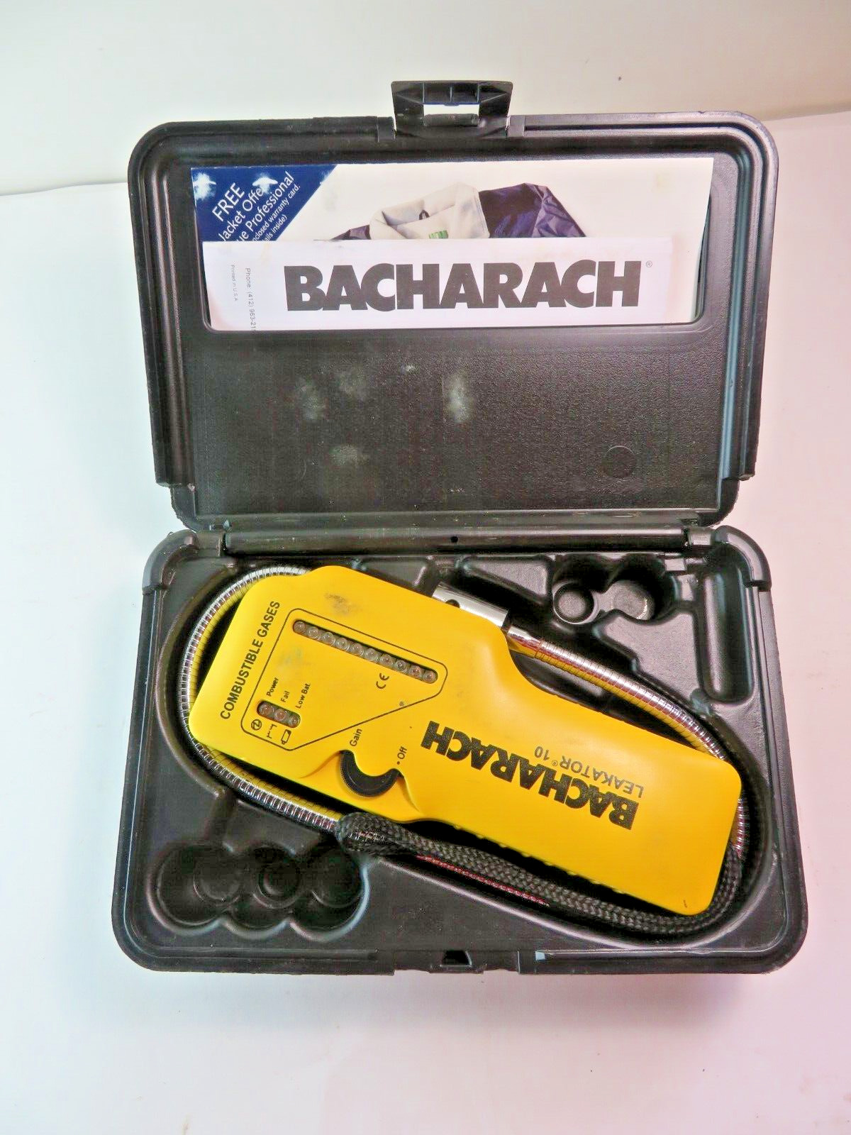 Bacharach Leakator 10 Combustible Gas Leak Detector