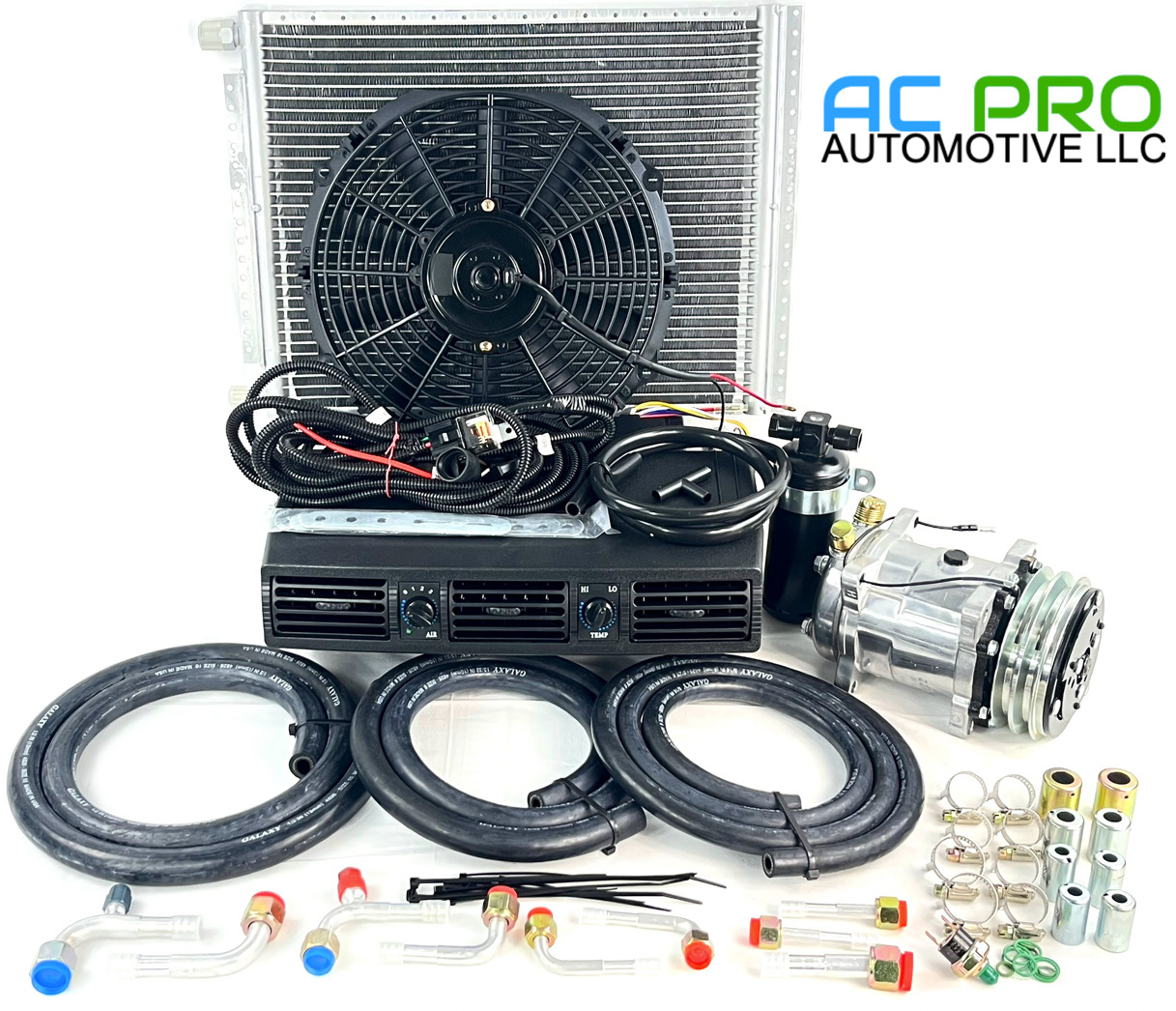 A/C KIT UNIVERSAL UNDER DASH EVAPORATOR 404-100 NEW  HEAT AND COOL ELEC HARNESS