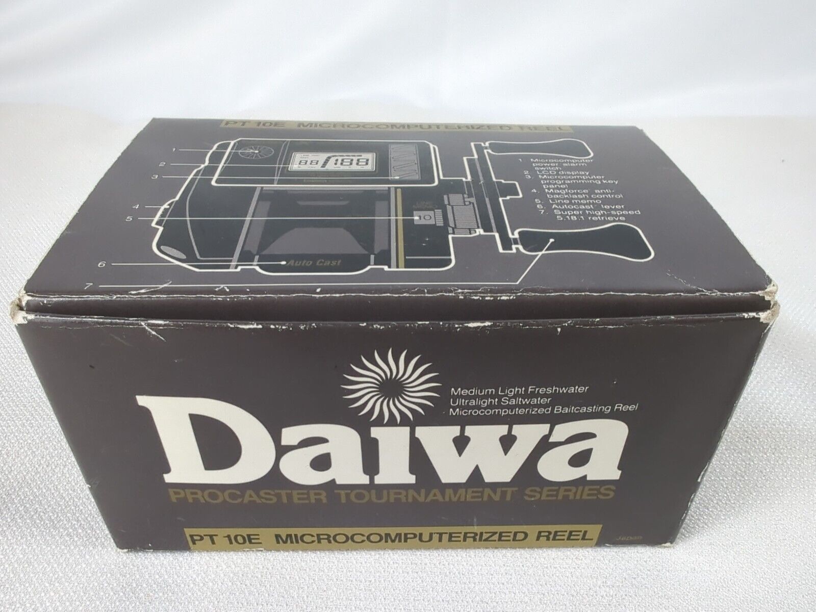 Daiwa  Phantom PT-10E Microcomputerized Baitcasting Reel Medium Light Freshwater