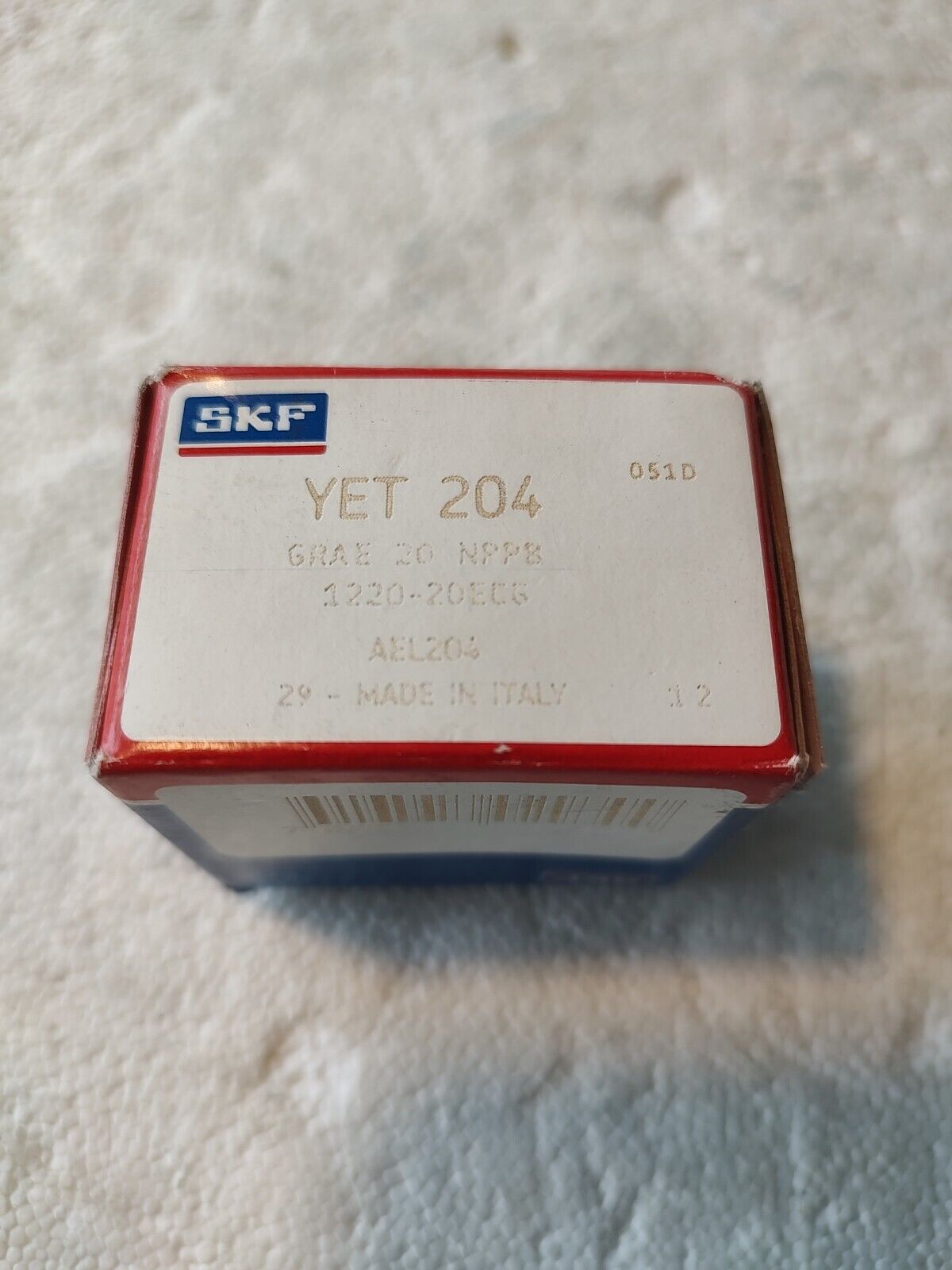 SKF YET 204  20mm With Eccentric Locking Collar Insert Bearing