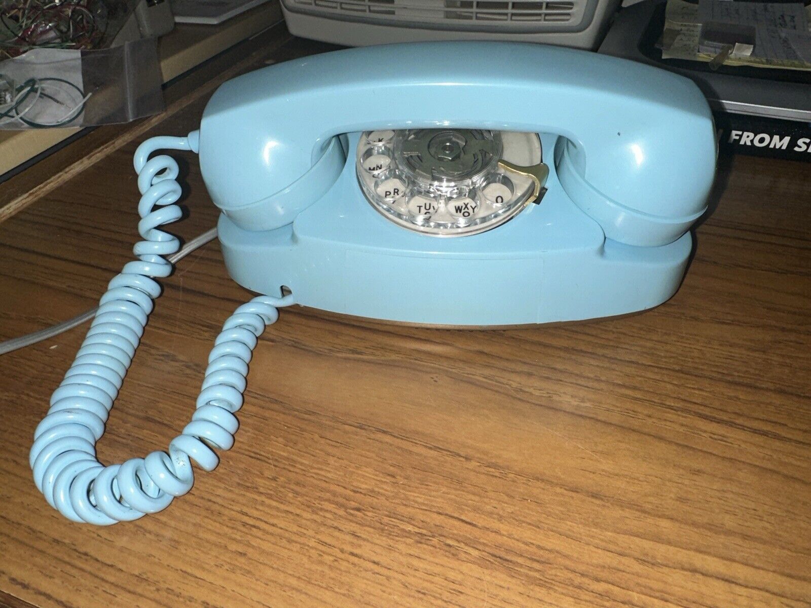 Aqua Blue Northern Electric Rotary Princess Telephone - 702B or NE \