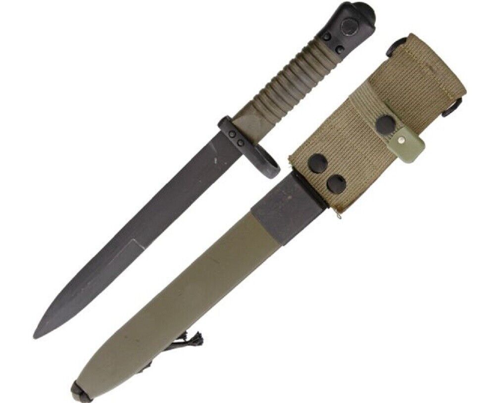 Spanish Model L Combat Knife Bayonet & Scabbard - Mil Surplus