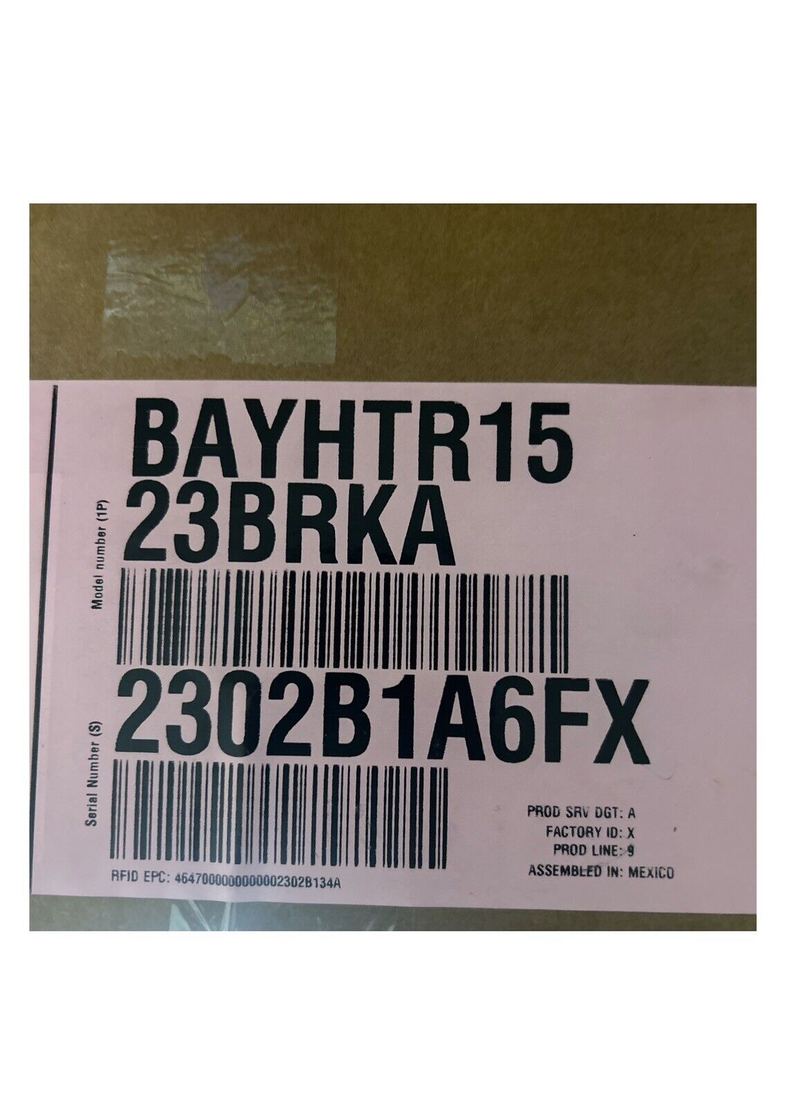 Trane 20KW BAYHTR1523BRKA  Heat Kit w/ Breaker (NEW OPEN BOX)
