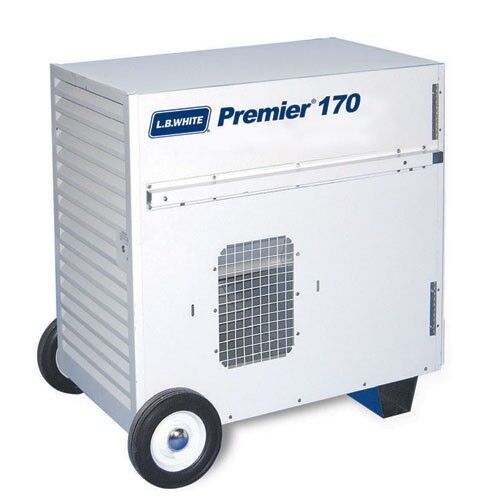 LB White Premier 170 Heater 170,000 BTUH, LP, w/Thermostat, Hose, Reg.