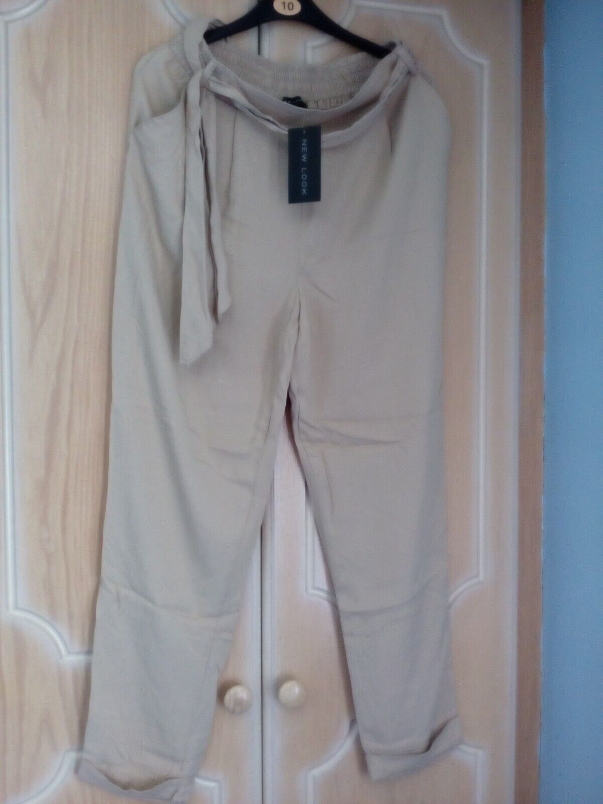 Womens Ladies New look Ariel Causal Trouser Summer Pants S10 EU38 L 27in