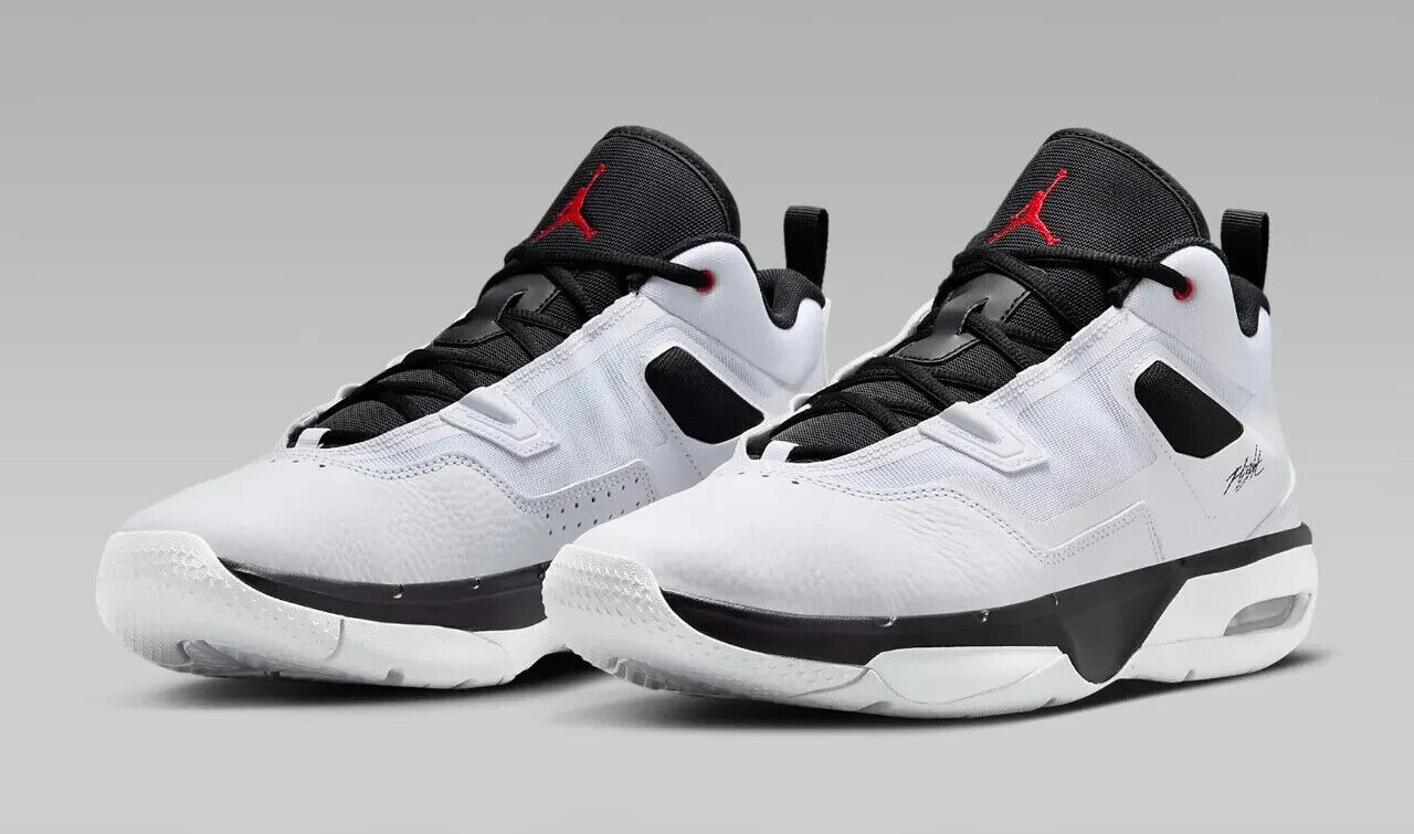 Nike Air Jordan Stay Loyal 3 White Black Red FB1396-106 Men\'s Shoes Sizes 8-13