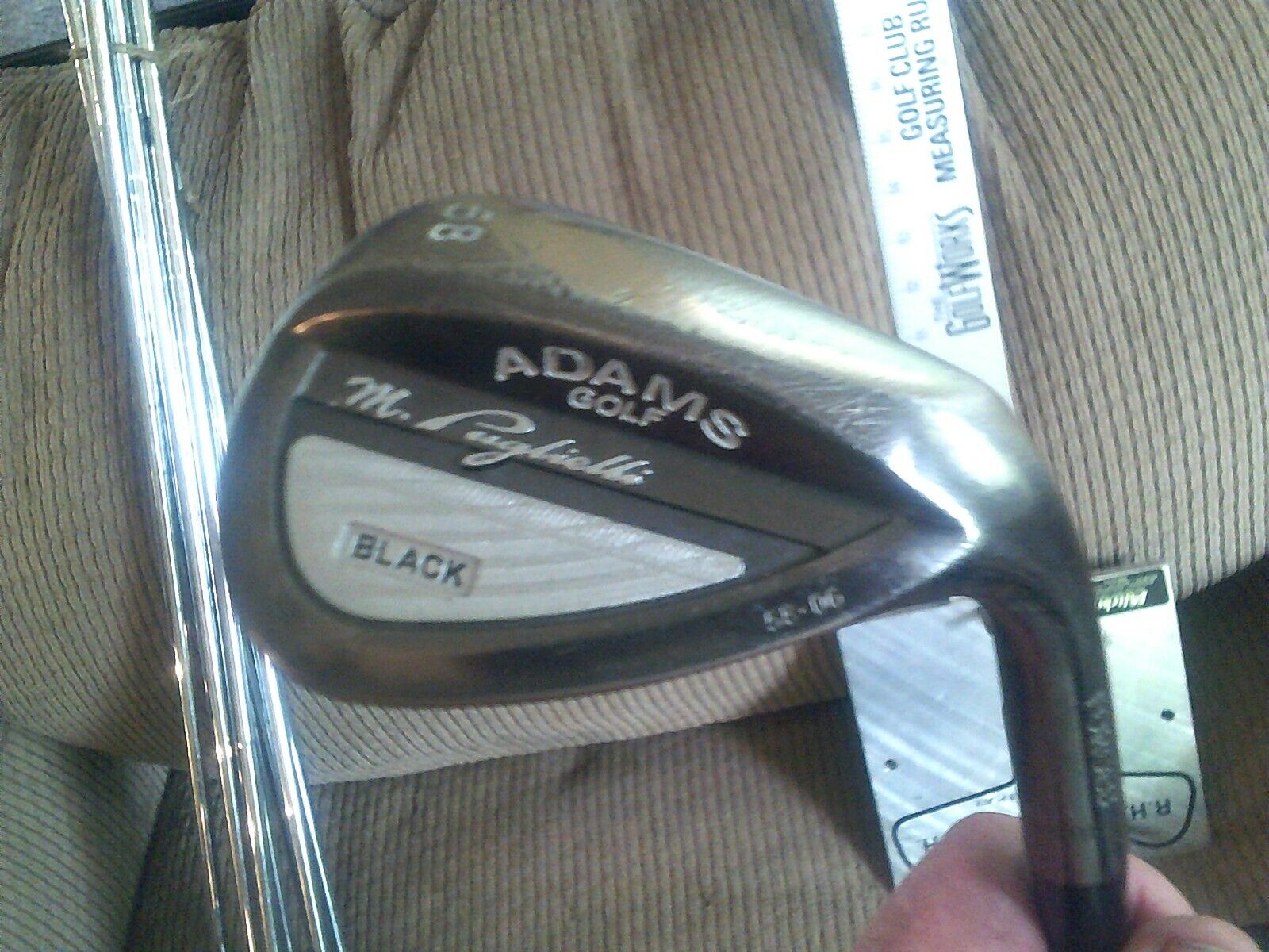 Adams Golf M. Puglielli Black Wedge.. 58-06.. DG Spinner Shaft.. Forged Nice
