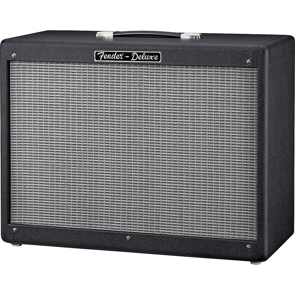 Fender Hot Rod Deluxe 112 80W 1x12 Guitar Extension Cab Blk Straight Refurbished
