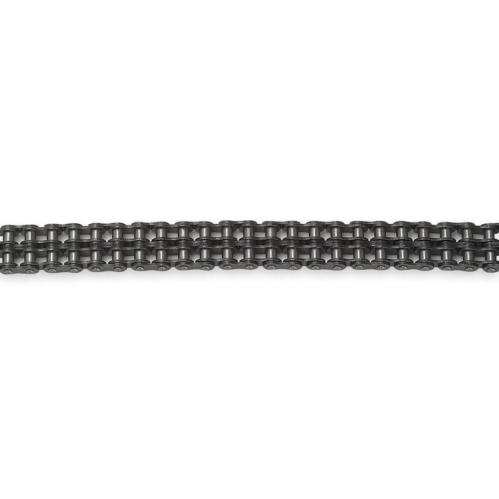 TSUBAKI 100-2RIV Roller Chain,10ft,Riveted Pin,Steel 6L489