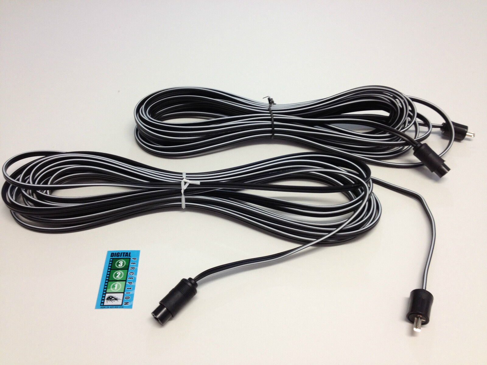 Speaker cables for Bang & Olufsen - PAIR  are 6 meters 2 pin din -  New - $22.95