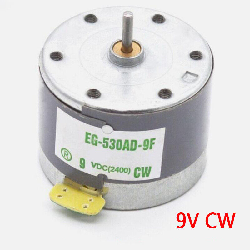 530 Motor DC 6V 9V 12V 2400RPM - EG-530AD-2B/2F Micro-motor CW/CCW For DIY Parts