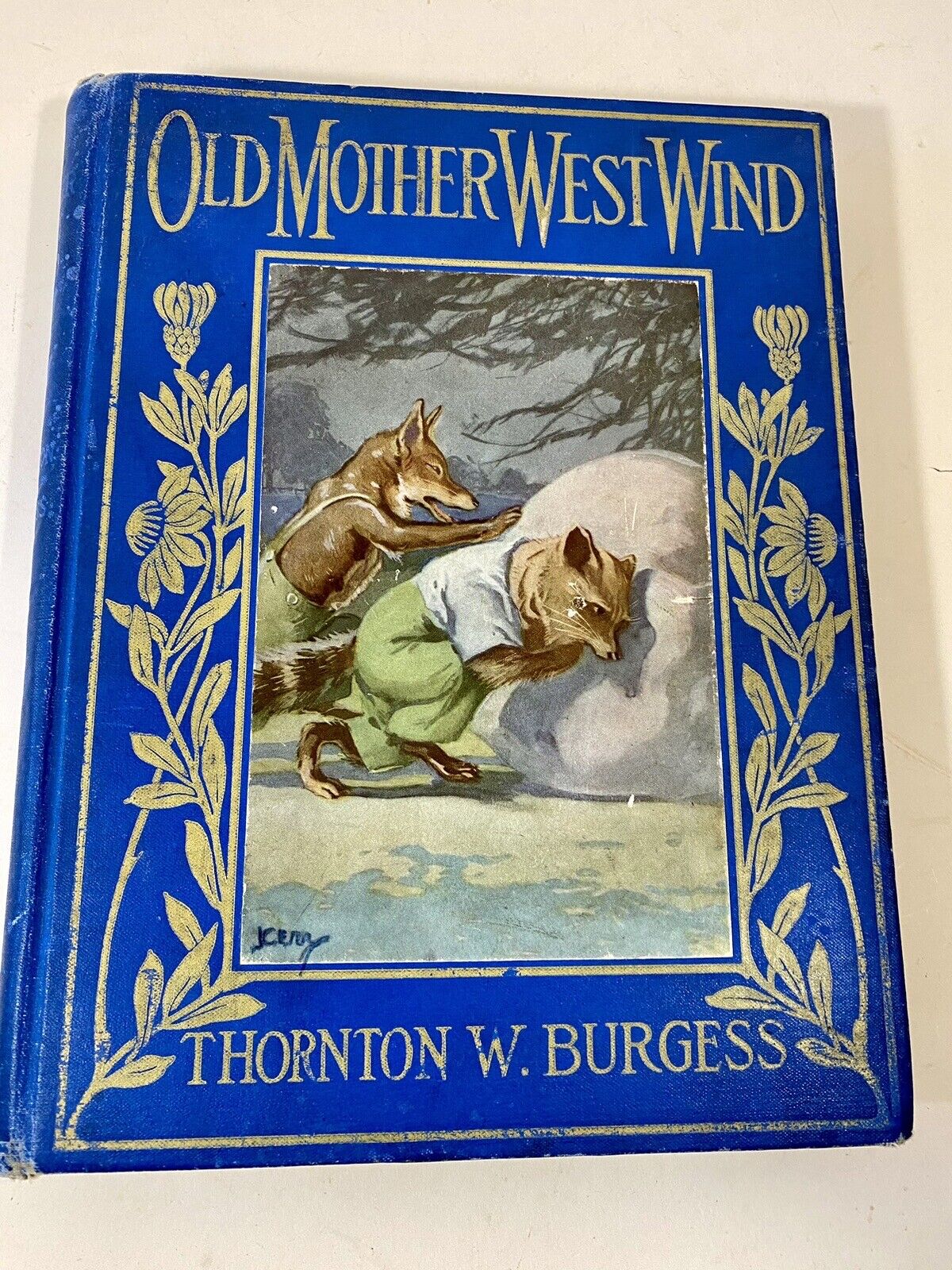 1918 Old Mother West Wind by Thornton Burgess Hardcover Illustrated George Kerr