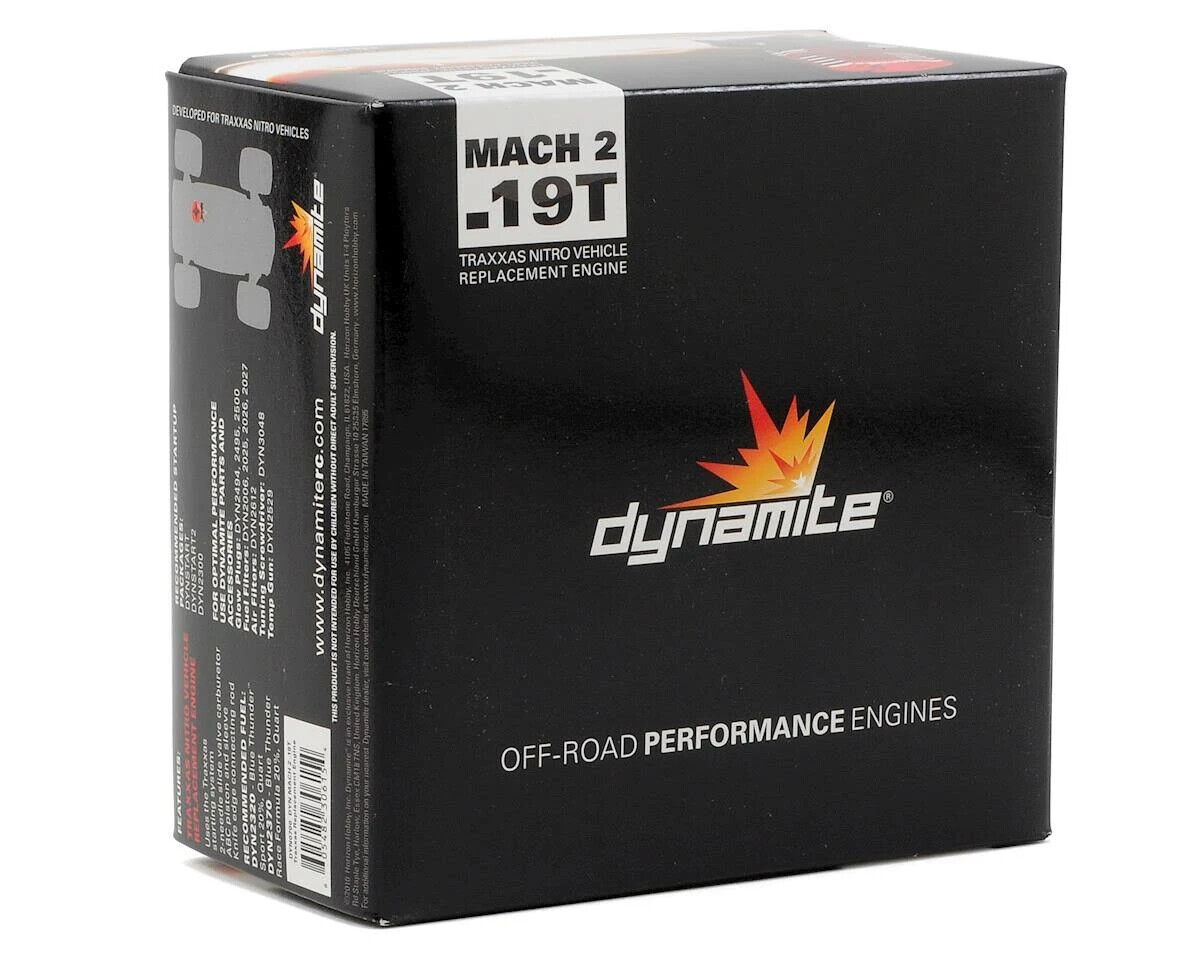 Dynamite DYN0700 Mach 2 .19T Traxxas Replacement Engine T-Maxx Jato Slayer Revo