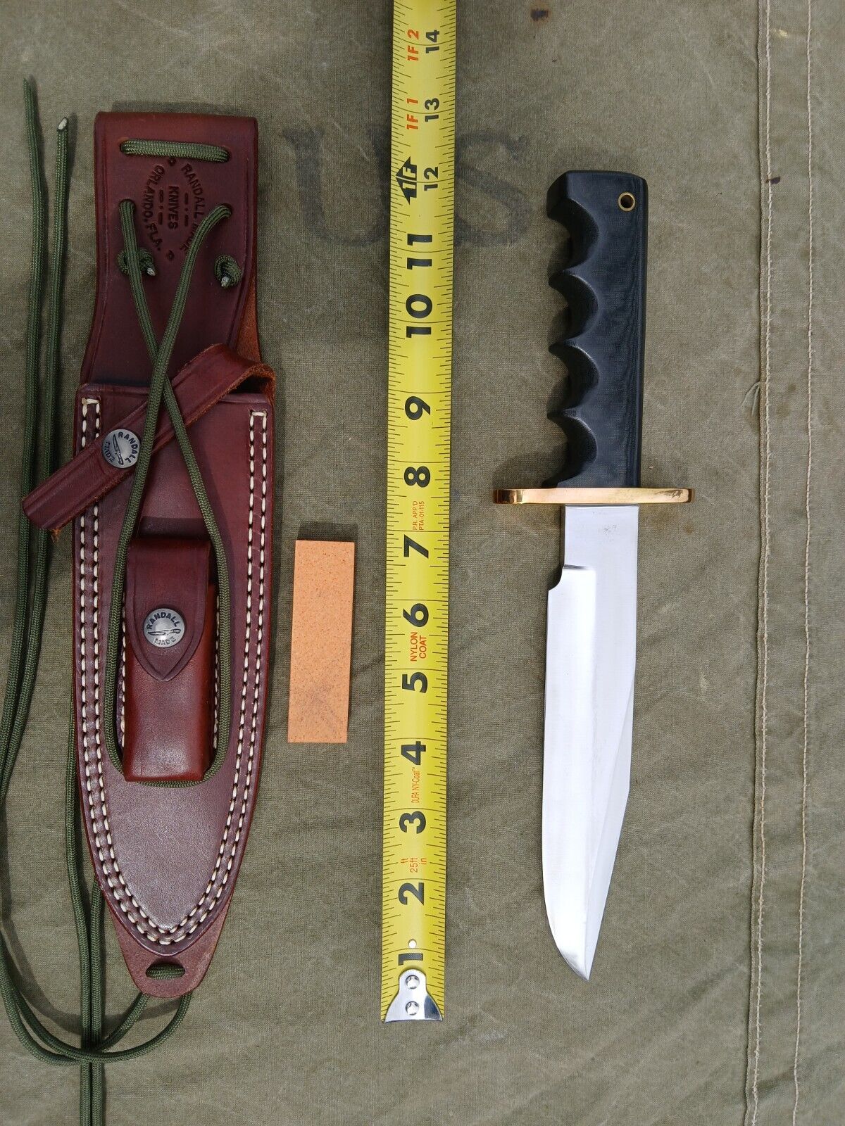 Randall Made Knives~ Model 14~ Attack~ Black Micarta~ 7.5” Blade