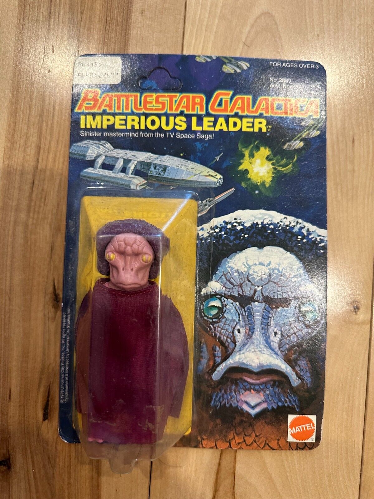 Battlestar Galactica Mattel 1978 - Imperious Leader - Vintage Figure MOC