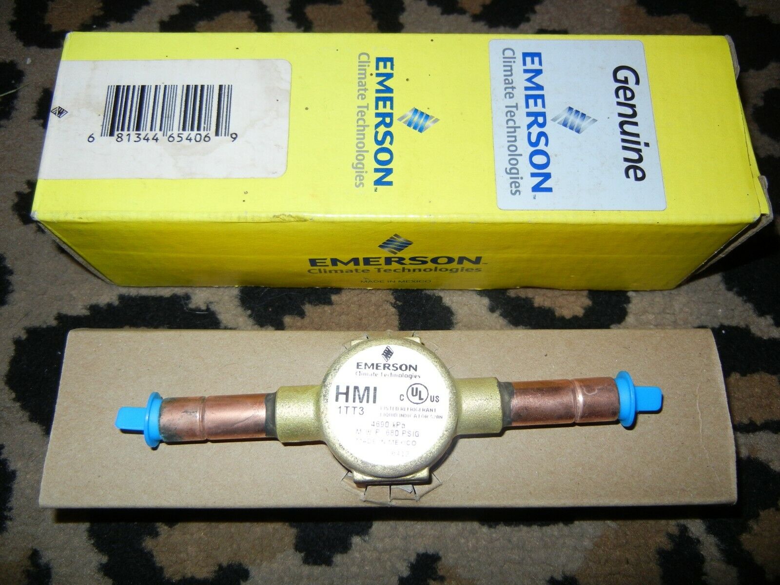 Emerson HMI 1TT3 Liquid/Moisture Indicator 3/8 X 3/8 Inch ODF NEW IN BOX
