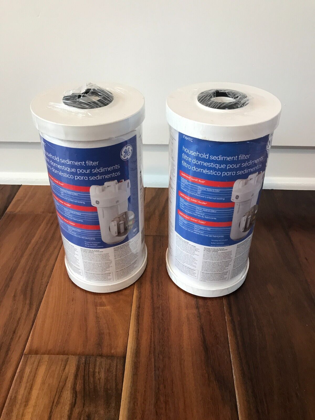 NEW Lot Of 2 Genuine GE FXHTC High Flow Household Water Filters