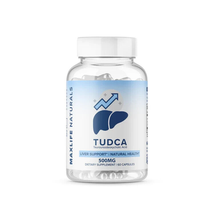 TUDCA 500mg - 60 Day Supply (Tauroursodeoxycholic Acid)  - 2 MONTH SUPPLY