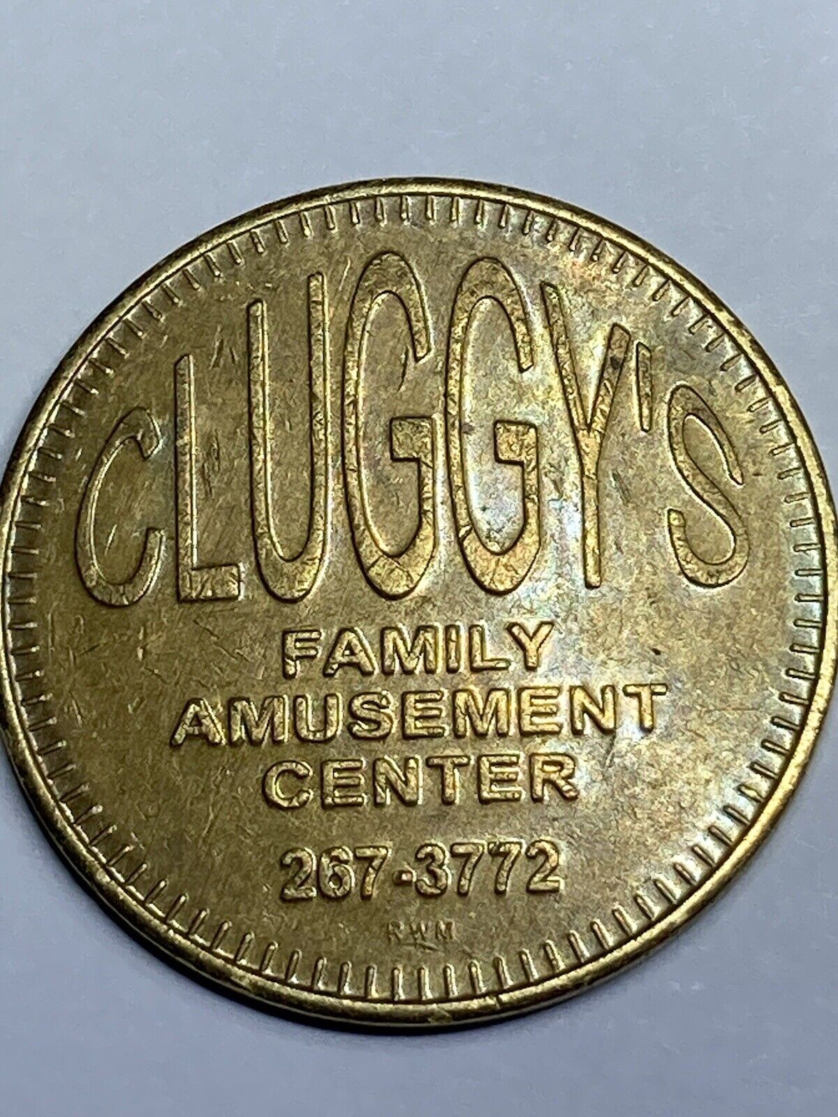 Cluggy\'s Amusement Center Token Chambersburg, PA  (#t5)