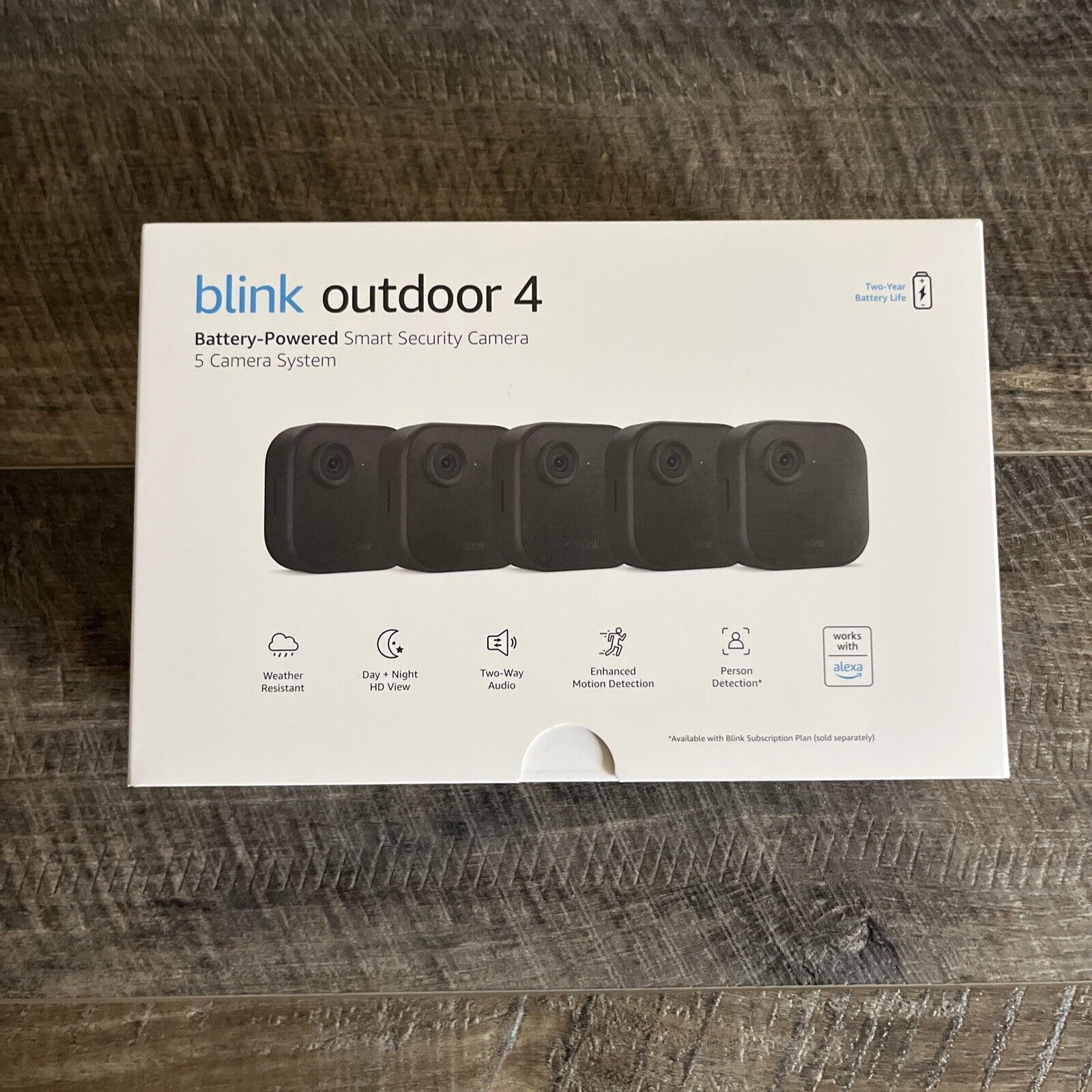 🔥 NEW 🔥 Blink 2024 🔷 4th Gen Model Outdoor HD Security System 5 Camera Kit 🔥