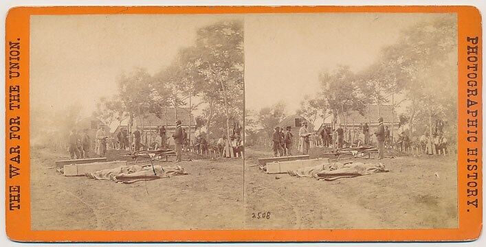 CIVIL WAR SV - Fredericksburg - Burying the Dead - Anthony 1860s