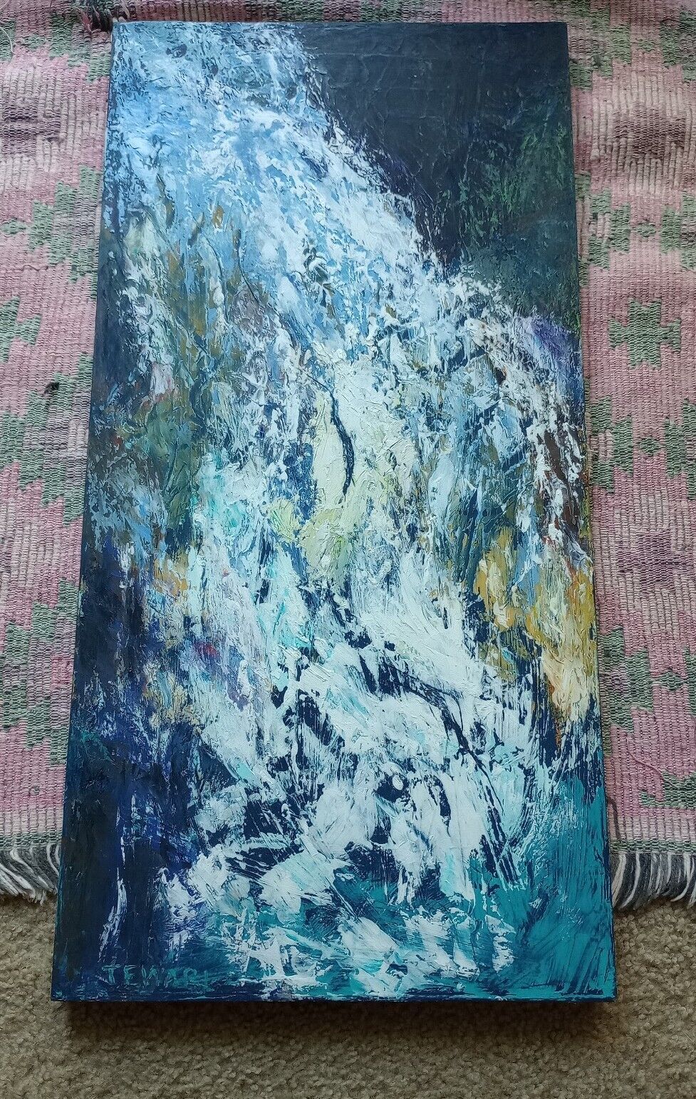 Oil with Cold Wax Painting