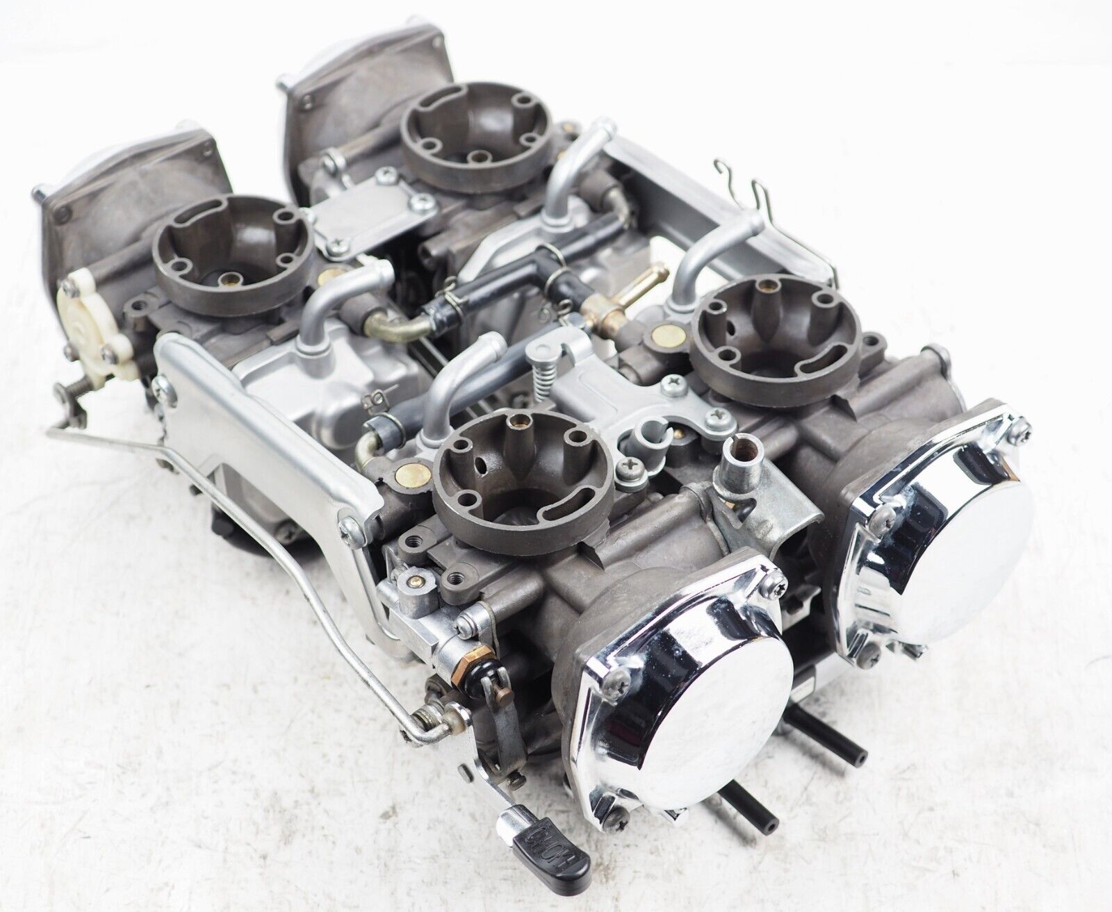 Full Rerbuit /w Chrome TopCap YAMAHA 85-07 Vmax 1200 VMX12 V-Max Carb Carburetor