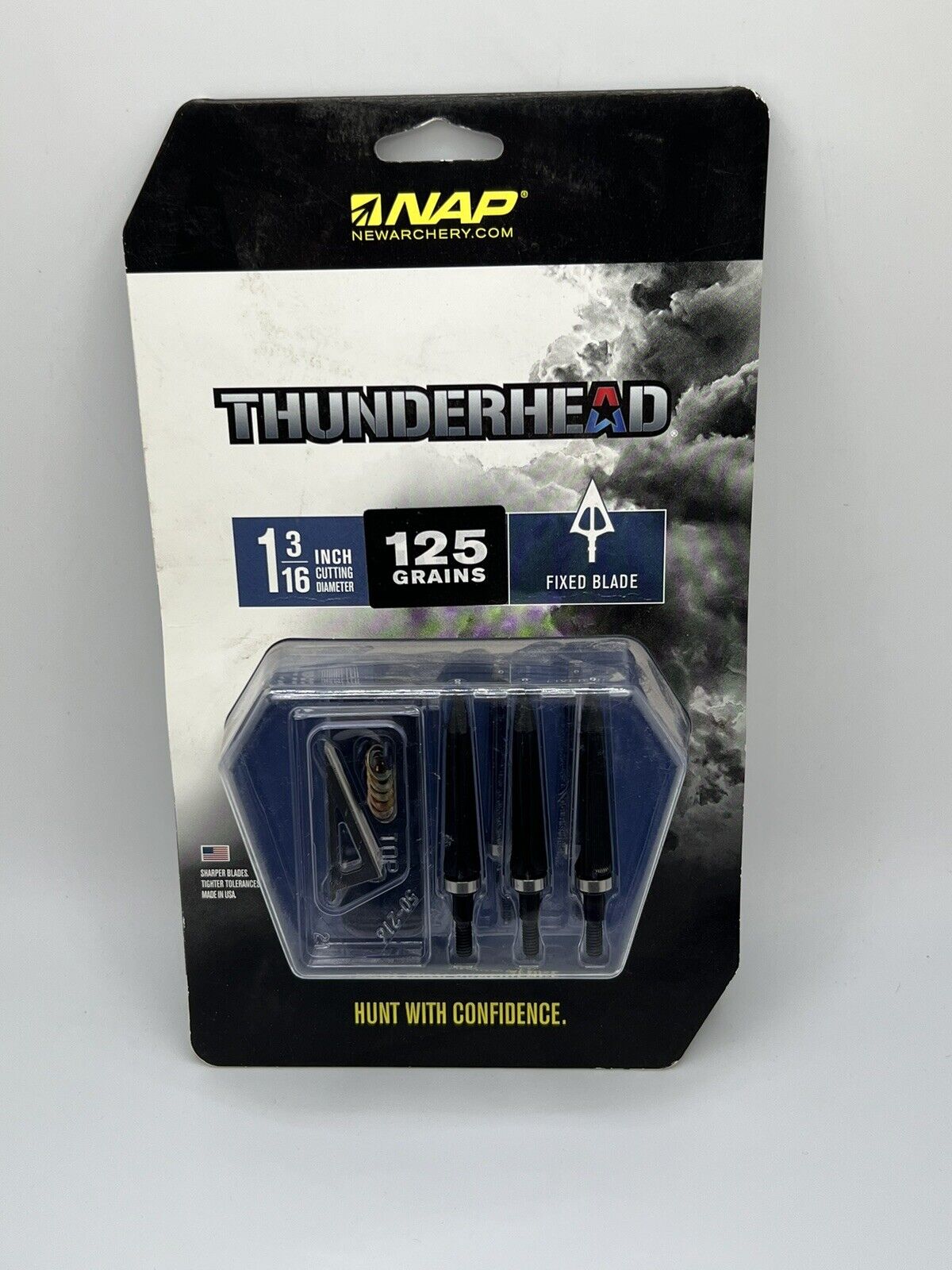 NAP Thunderhead Broadhead 5-Pack: 125 Grain: 1-3/16\