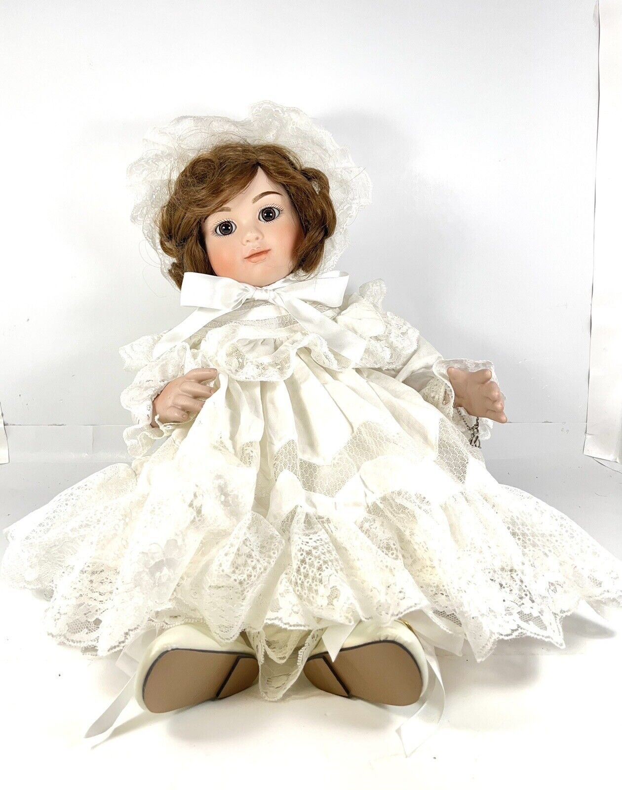 Vintage Marie Osmond “Baby Jumeau” Porcelain Doll Toddler - #499/1500/ 18” Retro