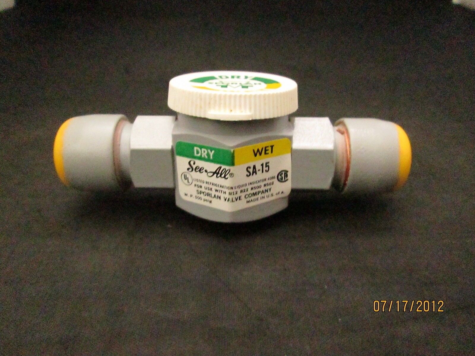 Sporlan Moisture/ Liquid Indicator SA-15 *NIB*