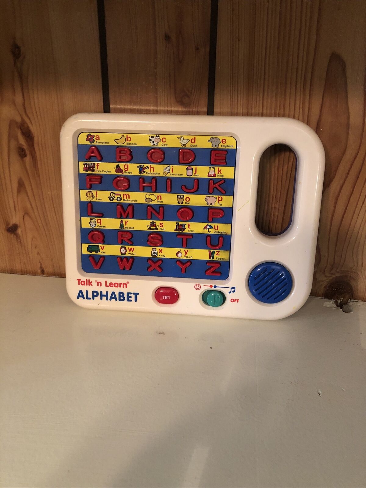 Talk ‘n Learn ALPHABET By Scientific Toys - Child’s Learning Toy Purple Vintage