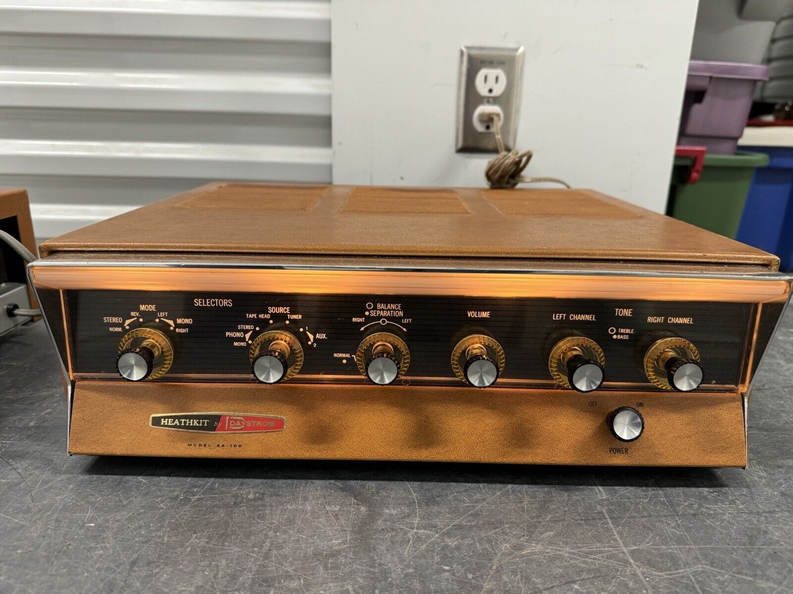 Heathkit AA-100 Vintage Stereo Tube Amp WORKING 