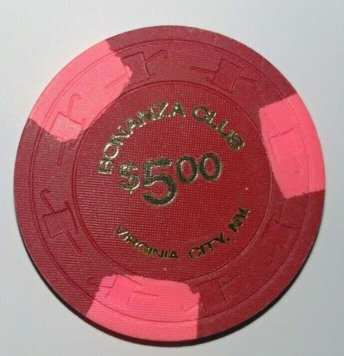 Bonanza Club - Virginia City, Nevada $5.00 casino chip