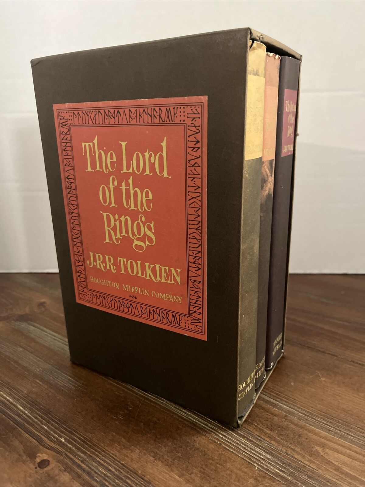 VTG 1965 Lord Of The Rings J.R.R Tolkien Box Set w/ MAPS Houghton Mifflin 2nd Ed