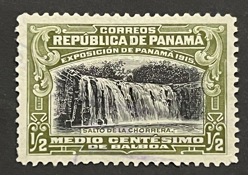 Travelstamps: 1915 Panama Stamps 1/2c “Salto De La Chorrera” Used VLC