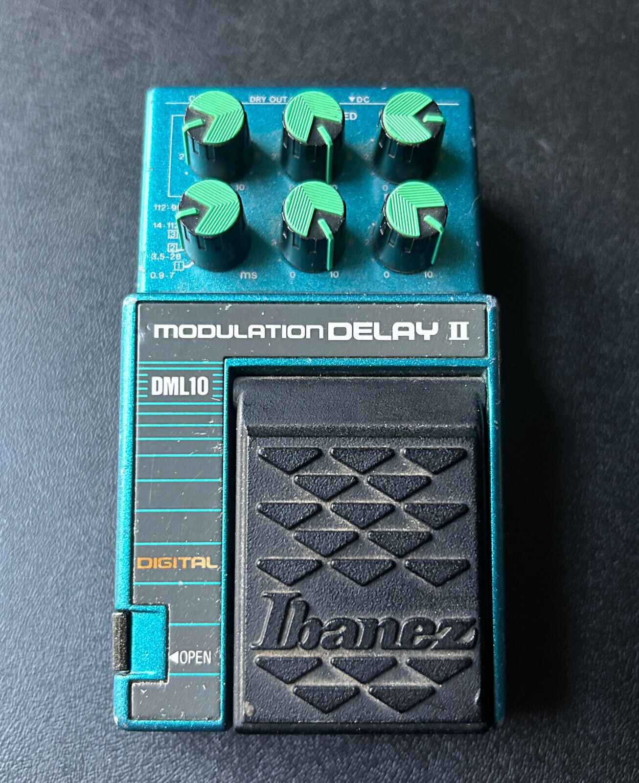 Ibanez DML10 Digital Modulation Delay II Guitar Effects Pedal - Made In Japan 