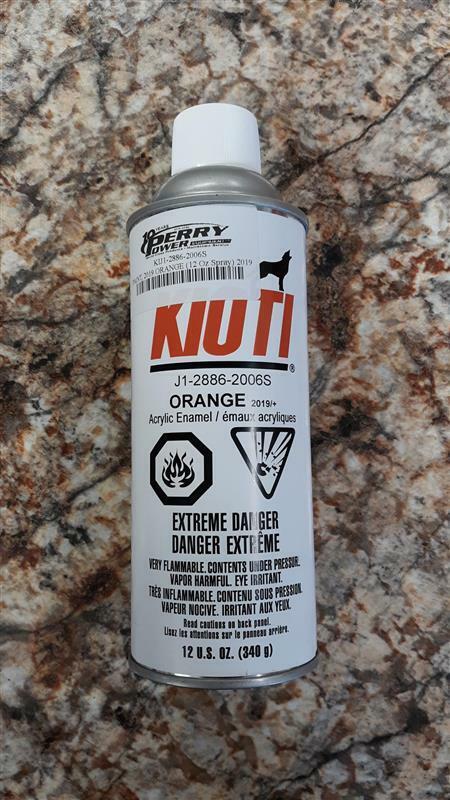 New OEM Genuine Kioti J1-2886-2006S 12 oz New Orange Spray Paint Can
