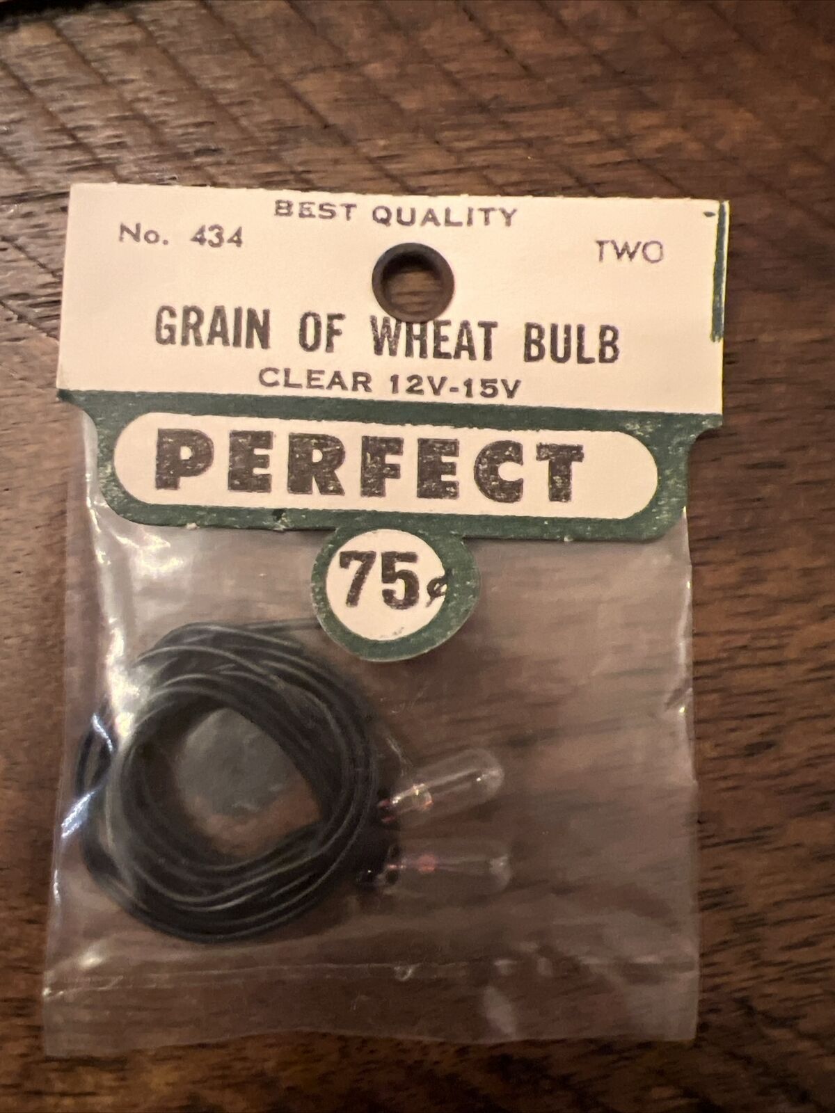 Vintage Perfect Grain of Wheat Bulb Clear No. 434 Pack of 1 clear Bulb 