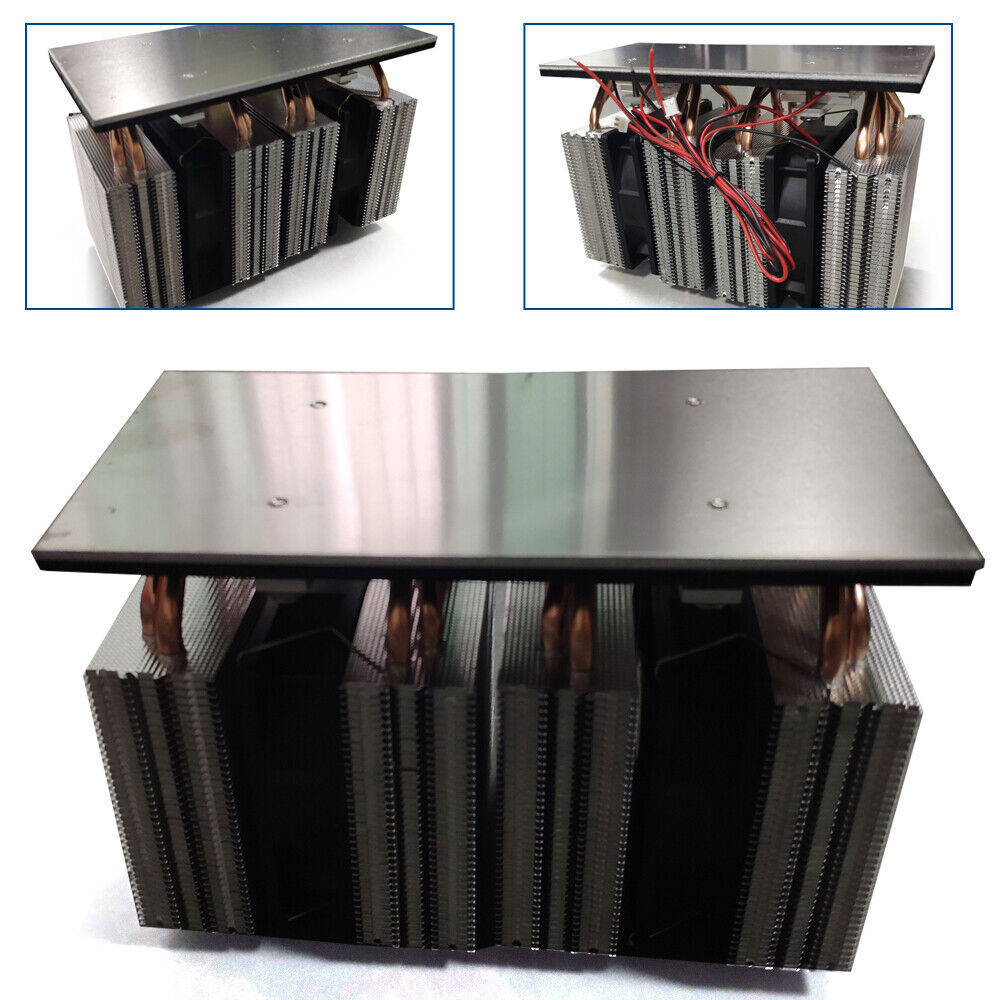 240W Semiconductor Cooler Refrigeration Module 3 Peltier Fan Surface Cooling 12V